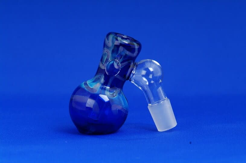 Blue and White Single Ashcatcher 14mm, 19mm