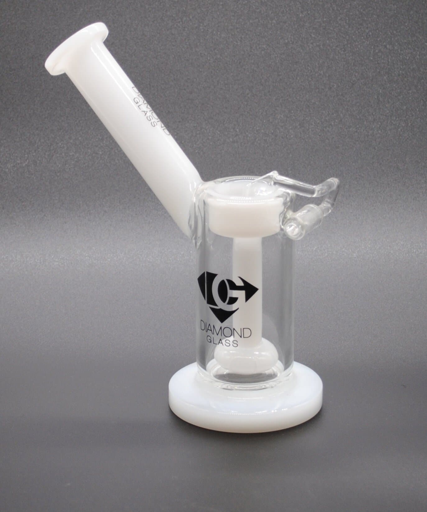 AC279/Diamond Glass  Shower head Perc Fixed Quartz Honey Bucket Dab Rig