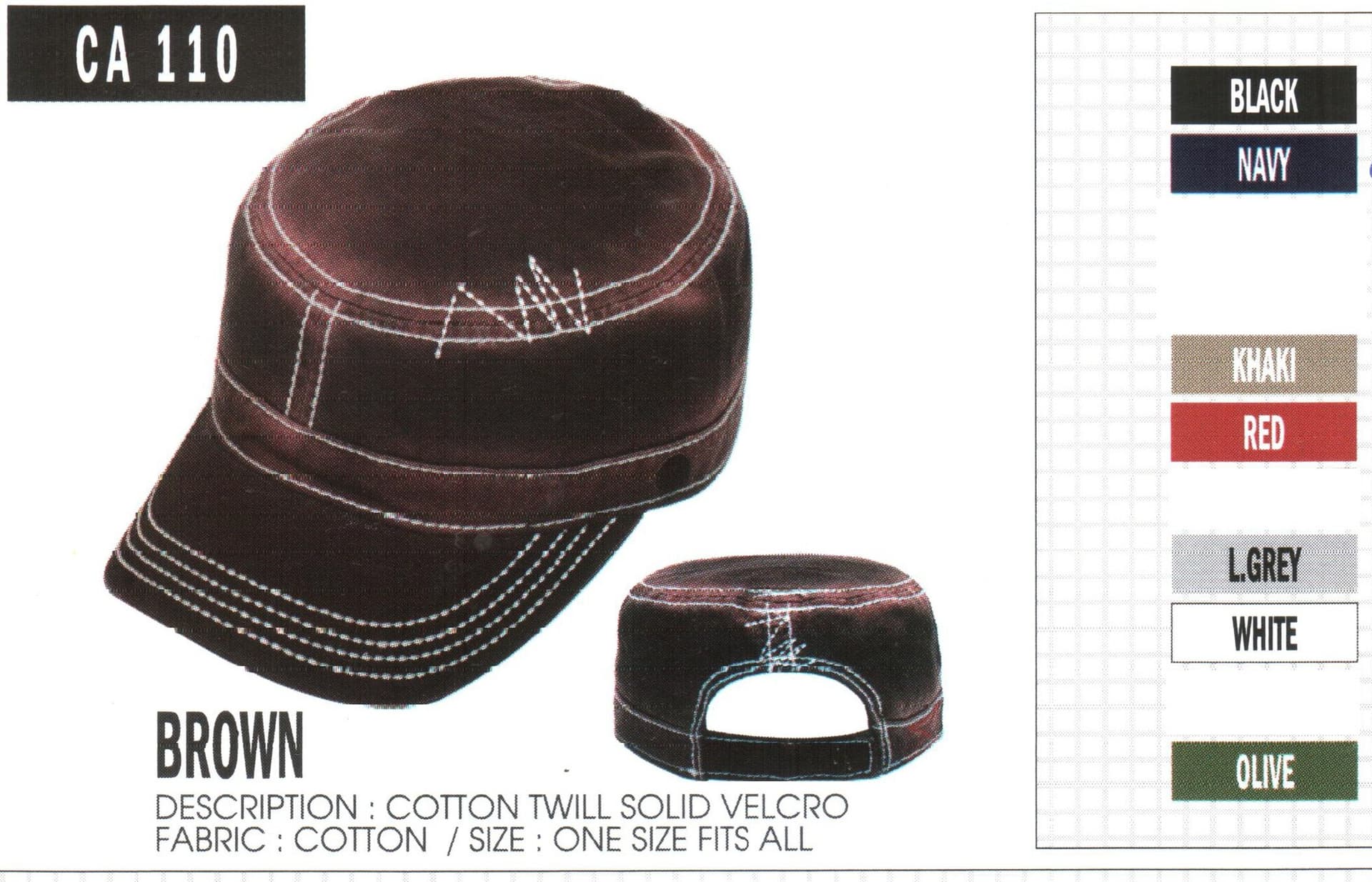Cadet Army Caps Unique Design
