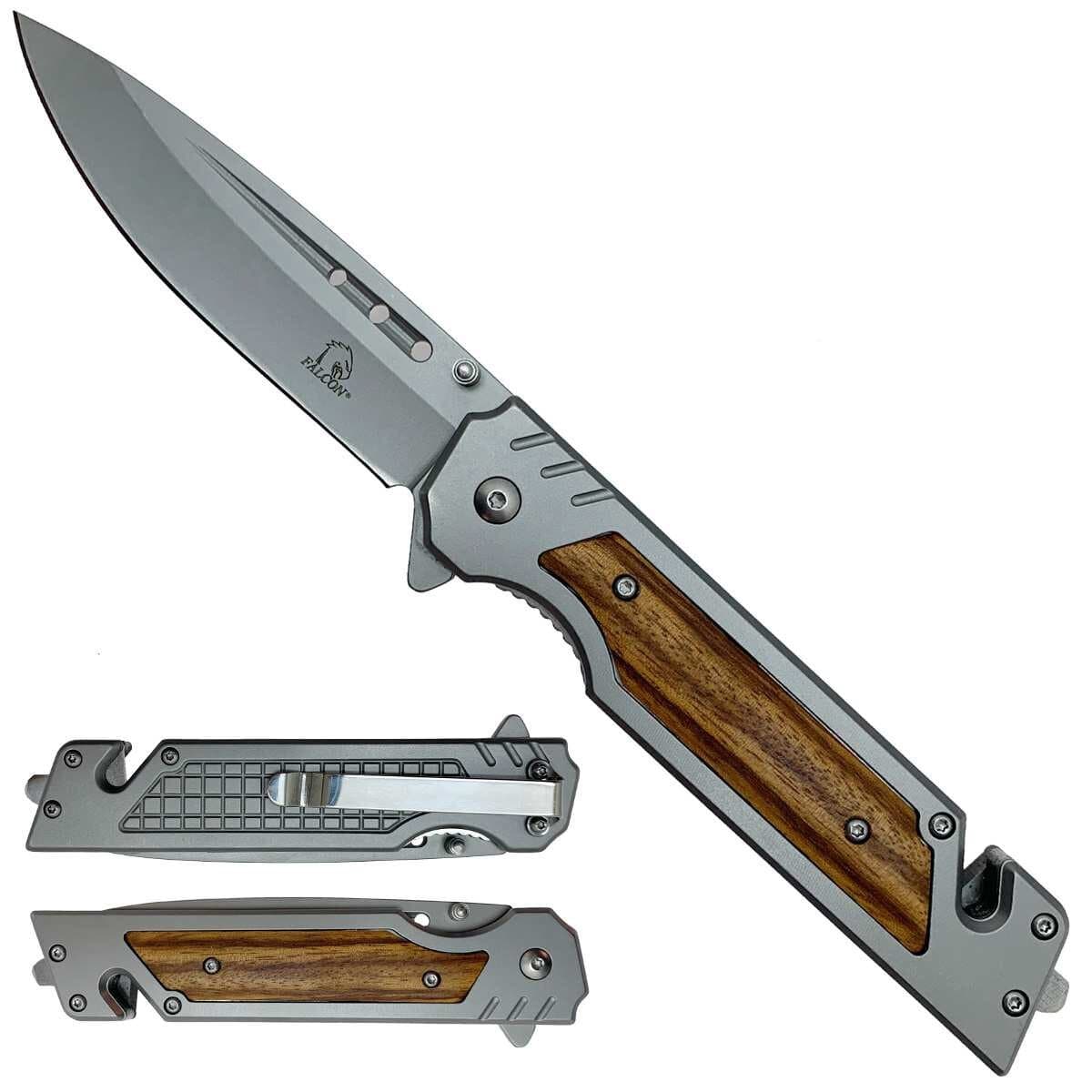 Silver Blade/ Bicolor alumina Handle