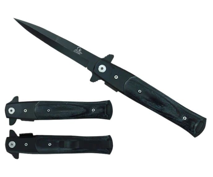 4" BLADE 8 3/4" OVERALL Black