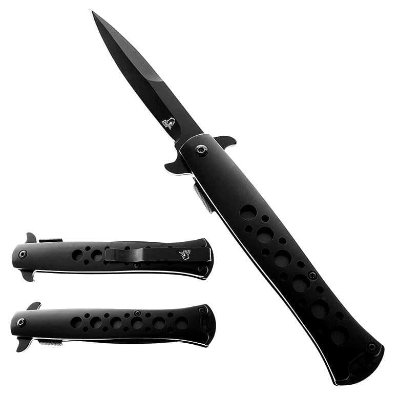 Falcon 9" Overall Pocket Knife With Black Coating
