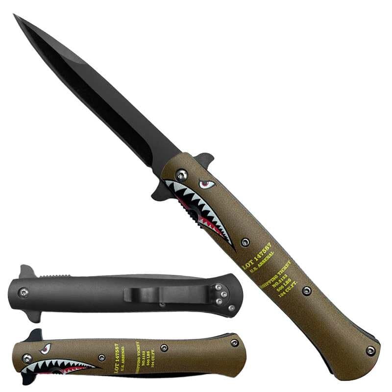 4" Black Blade & 4 7/8" Handle