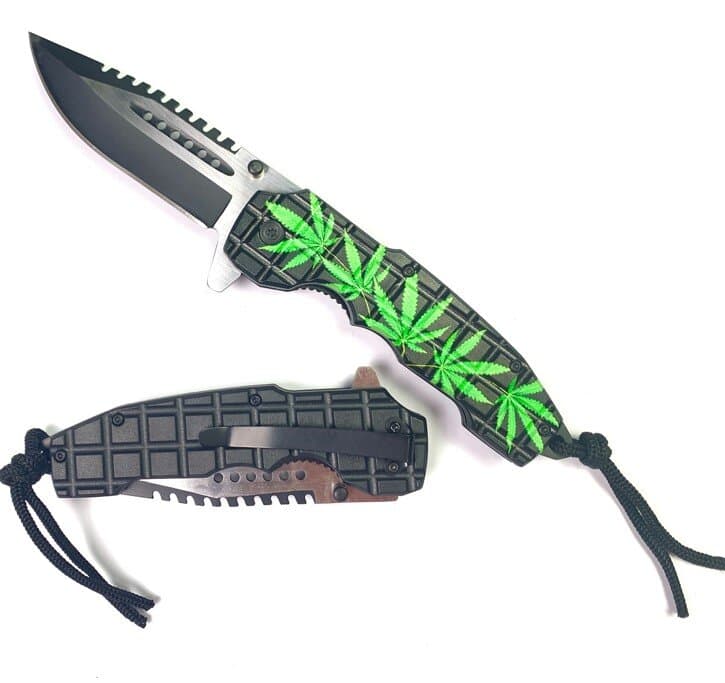 8.25" Overall in Length Pocket Knife with Belt Clip