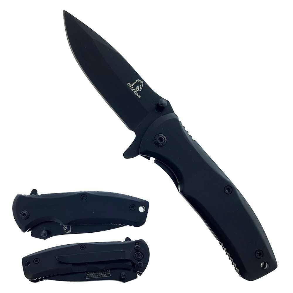3.25" Black Titanium Blade w/ 4.5" Black Titanium Steel Handle