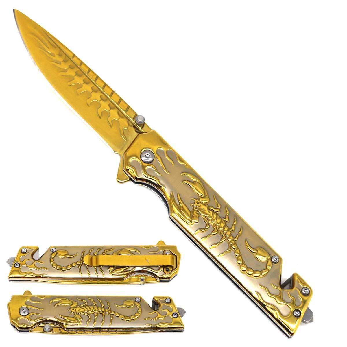 Falcon 9" Pocket Knife Scorpion