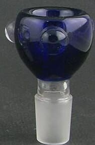 R005 Blue Glass On Glass Pyrex Bowl