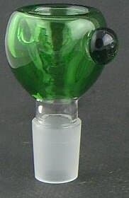 R006 Green Glass on Glass Pyrex bowl