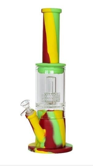 SB03 Silicone Water Pipe with Glass