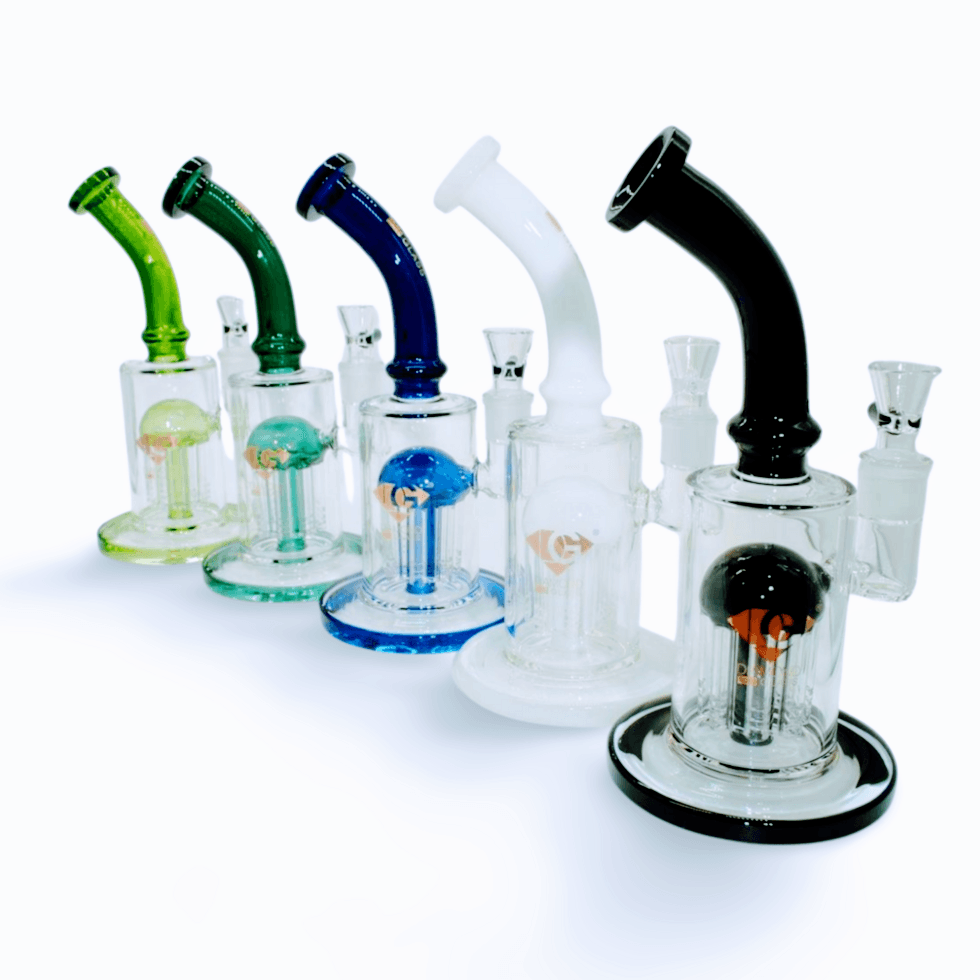 PJ001 Tree Perc Bubbler (2-pack) (5 Colours)