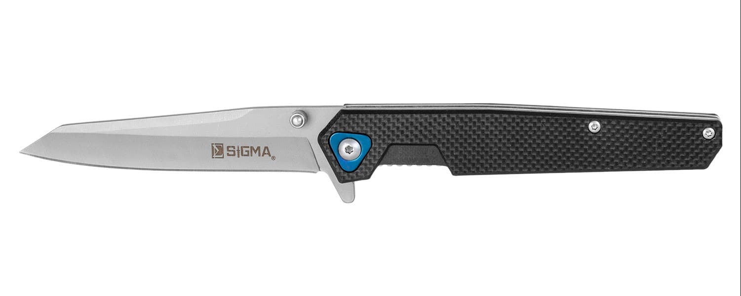Sigma Blue - Ball Bearing Flipper Knife with G10 Handle